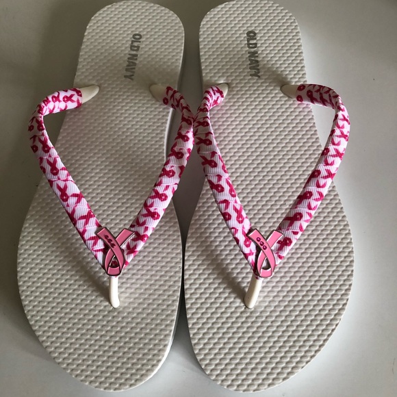 New Old Navy Decorated Flip Flops size 6 - Picture 2 of 7